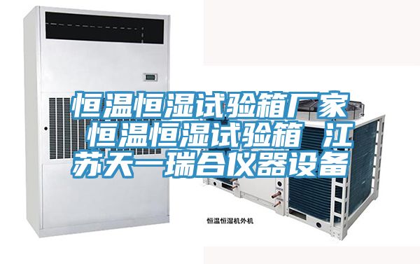 恒溫恒濕試驗箱廠(chǎng)家 恒溫恒濕試驗箱 江蘇天一瑞合儀器設備
