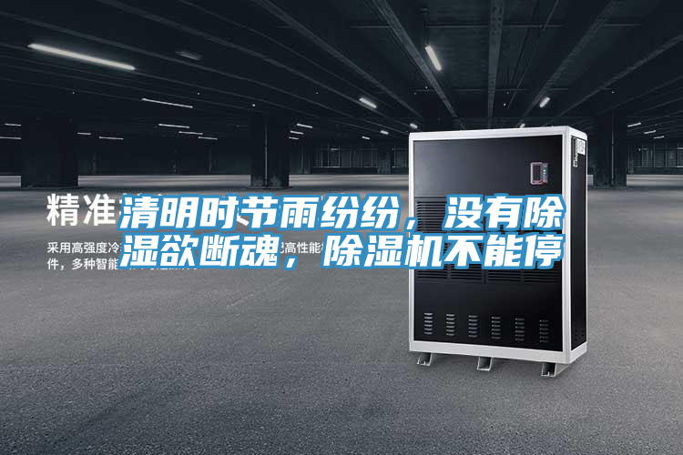 清明時(shí)節雨紛紛，沒(méi)有除濕欲斷魂，除濕機不能停