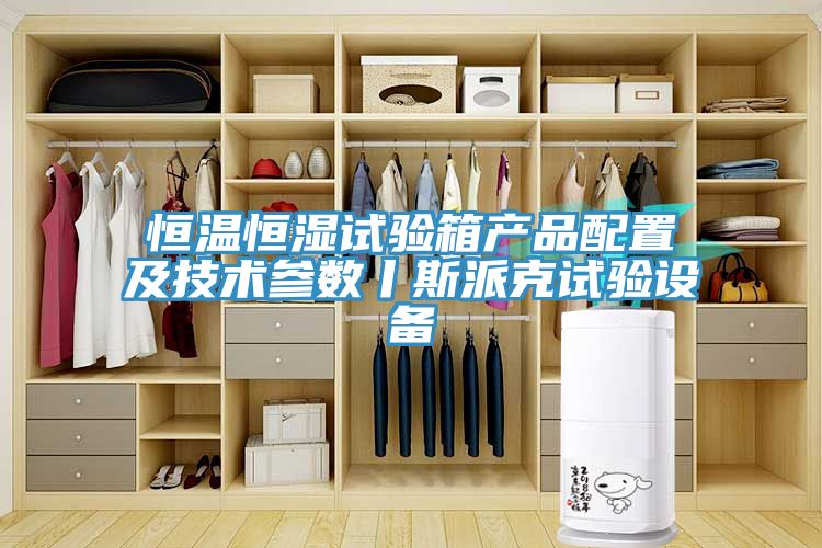 恒溫恒濕試驗箱產(chǎn)品配置及技術(shù)參數丨斯派克試驗設備