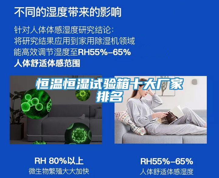 恒溫恒濕試驗箱十大廠(chǎng)家排名