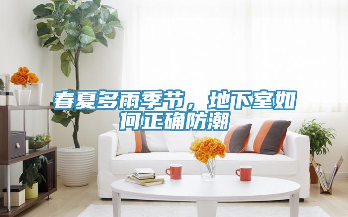 春夏多雨季節，地下室如何正確防潮