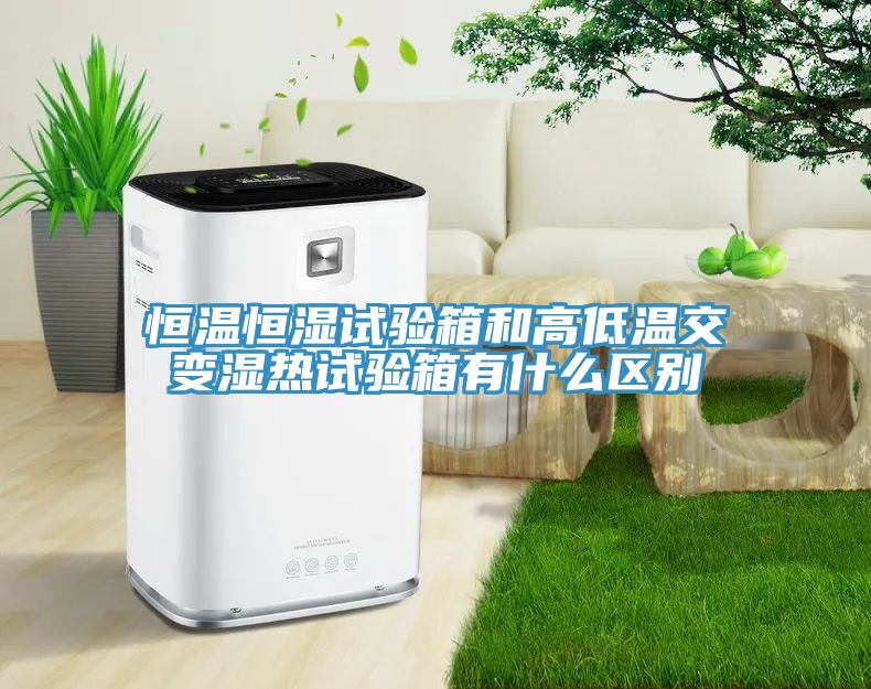 恒溫恒濕試驗箱和高低溫交變濕熱試驗箱有什么區別