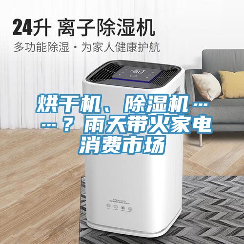 烘干機、除濕機……？雨天帶火家電消費市場(chǎng)