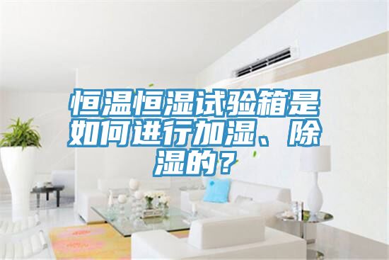 恒溫恒濕試驗箱是如何進(jìn)行加濕、除濕的？