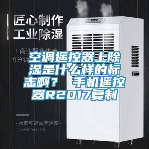 空調遙控器上除濕是什么樣的標志??？ 手機遙控器R2017復制