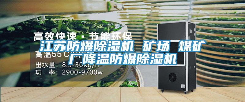 江蘇防爆除濕機 礦場(chǎng) 煤礦廠(chǎng)降溫防爆除濕機