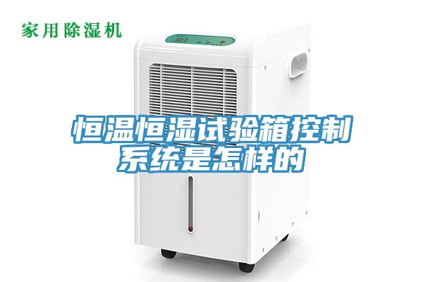 恒溫恒濕試驗箱控制系統是怎樣的