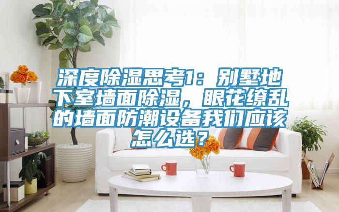 深度除濕思考1：別墅地下室墻面除濕，眼花繚亂的墻面防潮設備我們應該怎么選？