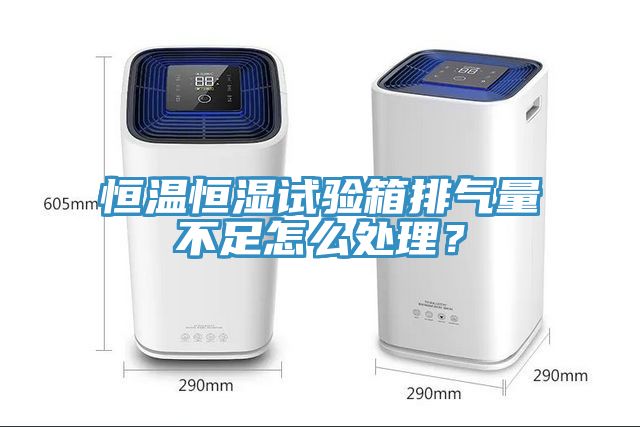 恒溫恒濕試驗箱排氣量不足怎么處理？