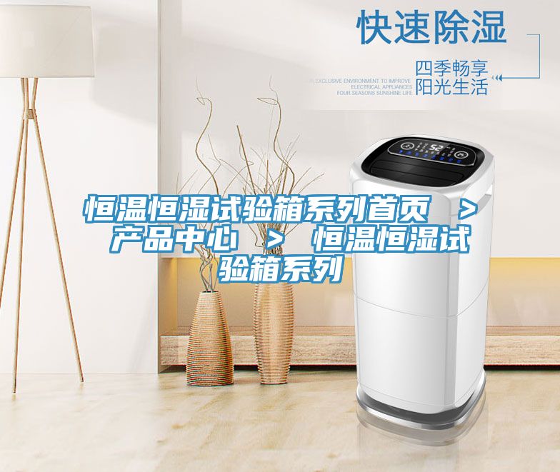 恒溫恒濕試驗箱系列首頁(yè) ＞ 產(chǎn)品中心 ＞ 恒溫恒濕試驗箱系列