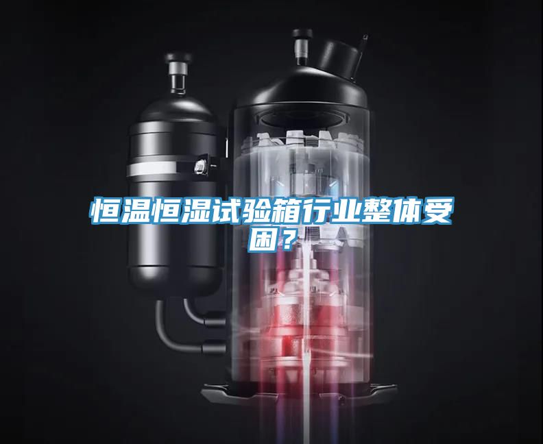 恒溫恒濕試驗箱行業(yè)整體受困？