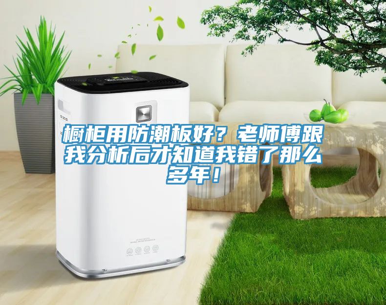 櫥柜用防潮板好？老師傅跟我分析后才知道我錯了那么多年！