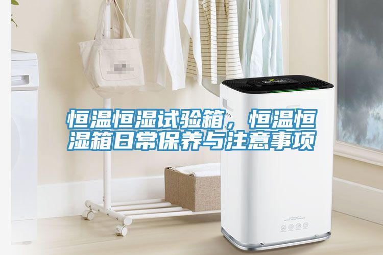 恒溫恒濕試驗箱，恒溫恒濕箱日常保養與注意事項
