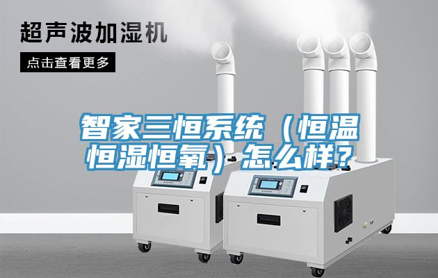 智家三恒系統（恒溫恒濕恒氧）怎么樣？