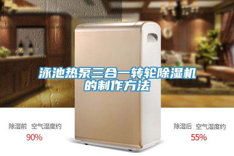 泳池熱泵三合一轉輪除濕機的制作方法