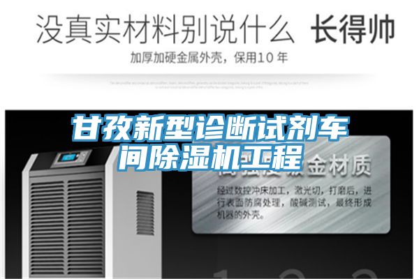 甘孜新型診斷試劑車(chē)間除濕機工程