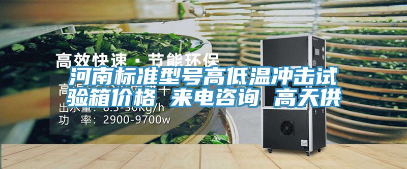河南標準型號高低溫沖擊試驗箱價(jià)格 來(lái)電咨詢(xún) 高天供