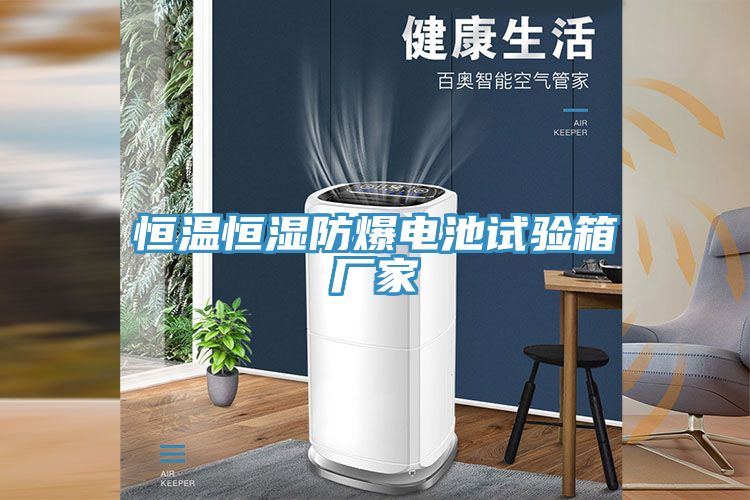 恒溫恒濕防爆電池試驗箱廠(chǎng)家