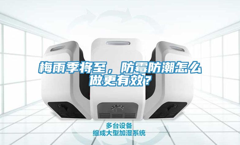 梅雨季將至，防霉防潮怎么做更有效？