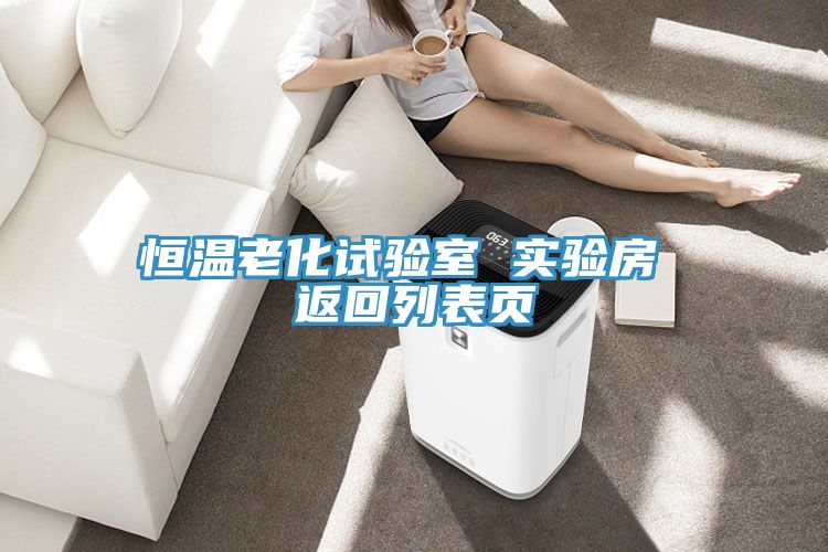 恒溫老化試驗室 實(shí)驗房 返回列表頁(yè)