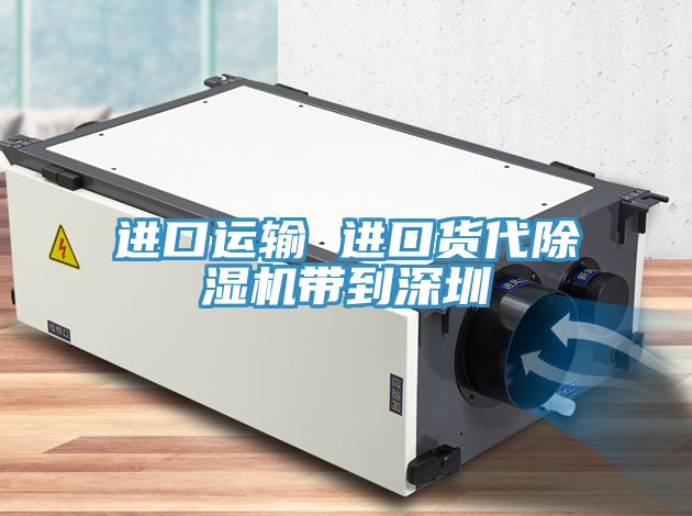 進(jìn)口運輸 進(jìn)口貨代除濕機帶到深圳
