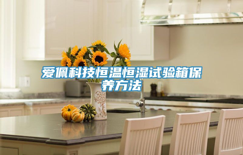 愛(ài)佩科技恒溫恒濕試驗箱保養方法
