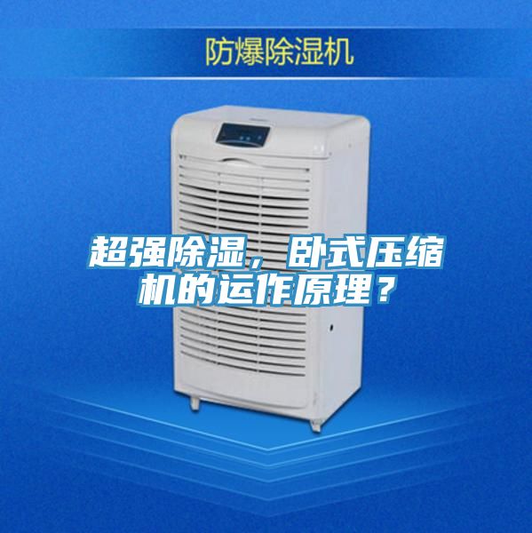 超強除濕，臥式壓縮機的運作原理？
