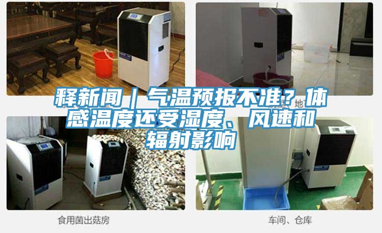 釋新聞｜氣溫預報不準？體感溫度還受濕度、風(fēng)速和輻射影響