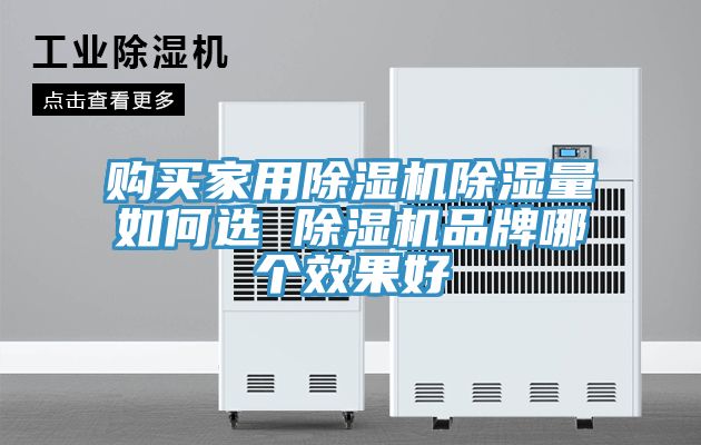 購買(mǎi)家用除濕機除濕量如何選 除濕機品牌哪個(gè)效果好