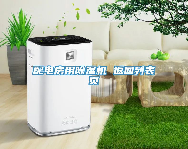 配電房用除濕機 返回列表頁(yè)