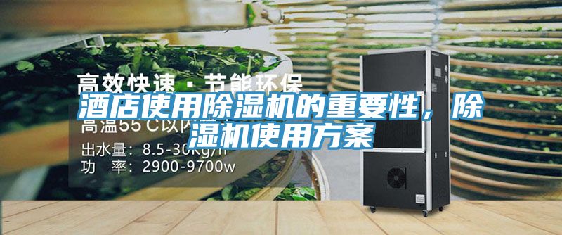 酒店使用除濕機的重要性，除濕機使用方案