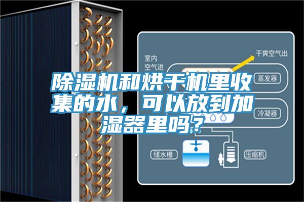 除濕機和烘干機里收集的水，可以放到加濕器里嗎？