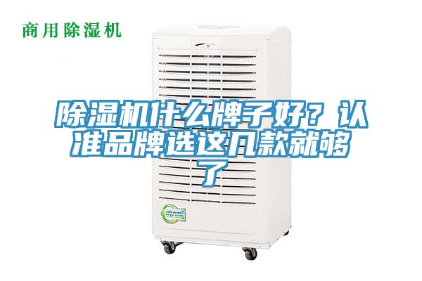 除濕機什么牌子好？認準品牌選這幾款就夠了