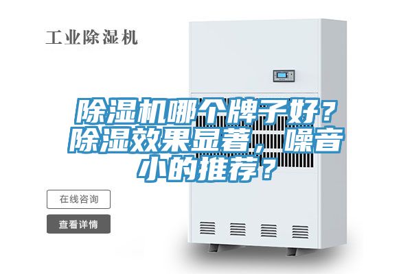 除濕機哪個(gè)牌子好？除濕效果顯著(zhù)，噪音小的推薦？