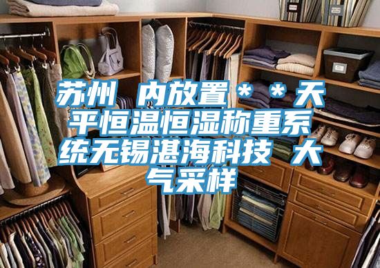 蘇州 內放置＊＊天平恒溫恒濕稱(chēng)重系統無(wú)錫湛?？萍?大氣采樣