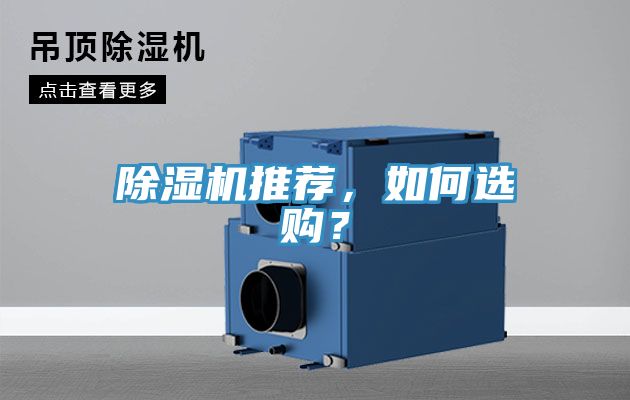 除濕機推薦，如何選購？