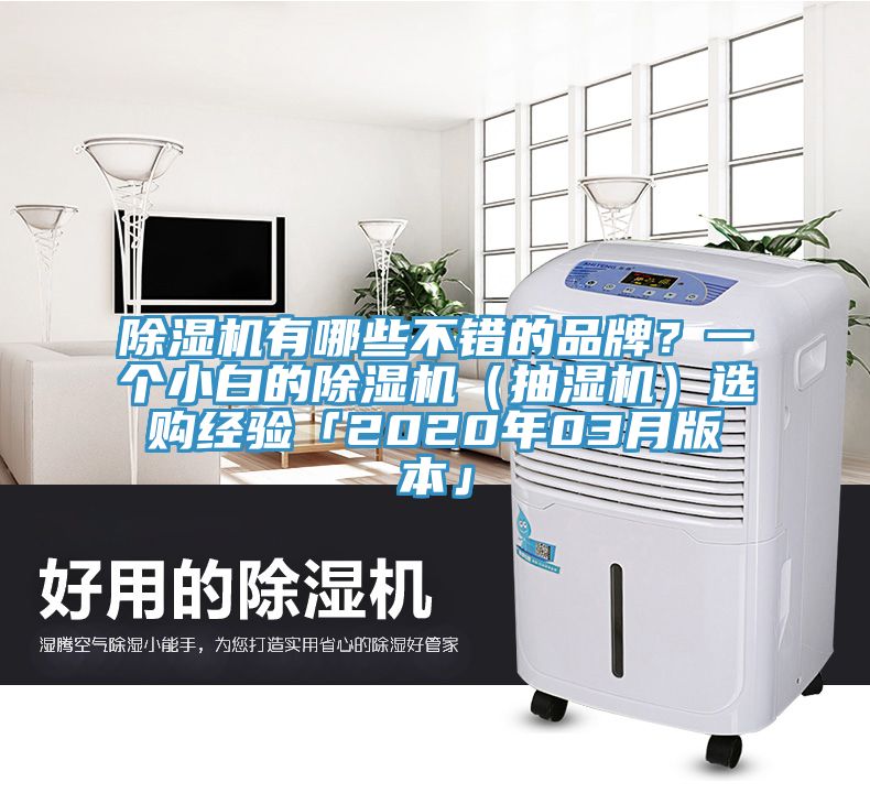除濕機有哪些不錯的品牌？一個(gè)小白的除濕機（抽濕機）選購經(jīng)驗「2020年03月版本」