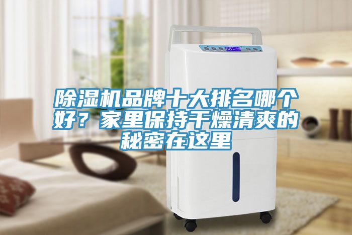除濕機品牌十大排名哪個(gè)好？家里保持干燥清爽的秘密在這里