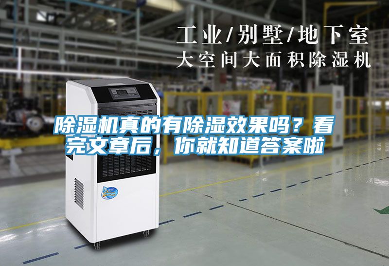 除濕機真的有除濕效果嗎？看完文章后，你就知道答案啦