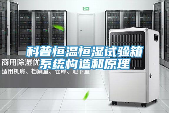 科普恒溫恒濕試驗箱系統構造和原理