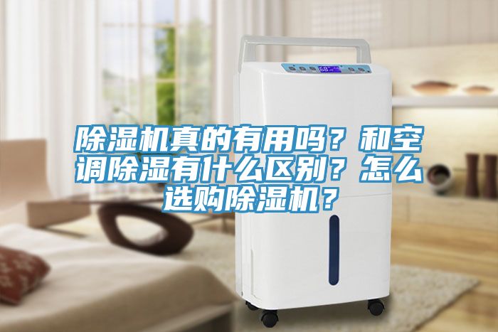 除濕機真的有用嗎？和空調除濕有什么區別？怎么選購除濕機？