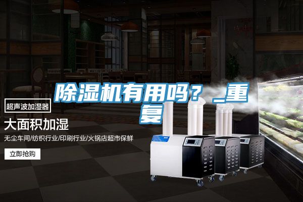 除濕機有用嗎？_重復