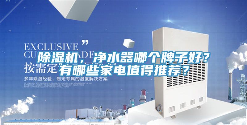 除濕機，凈水器哪個(gè)牌子好？有哪些家電值得推薦？