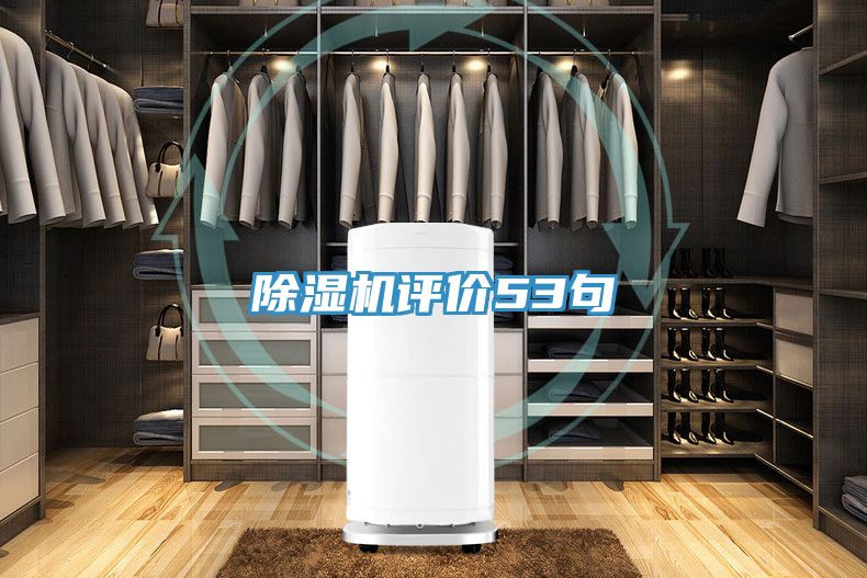 除濕機評價(jià)53句