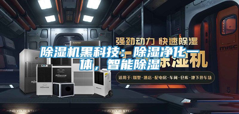 除濕機黑科技：除濕凈化一體，智能除濕