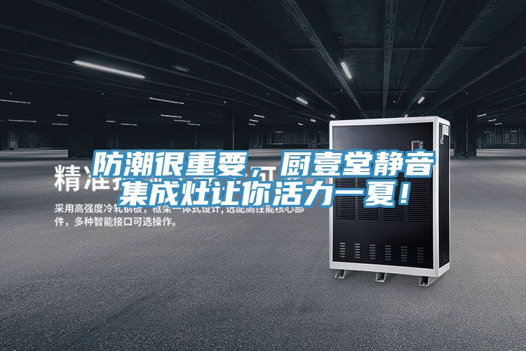 防潮很重要，廚壹堂靜音集成灶讓你活力一夏！