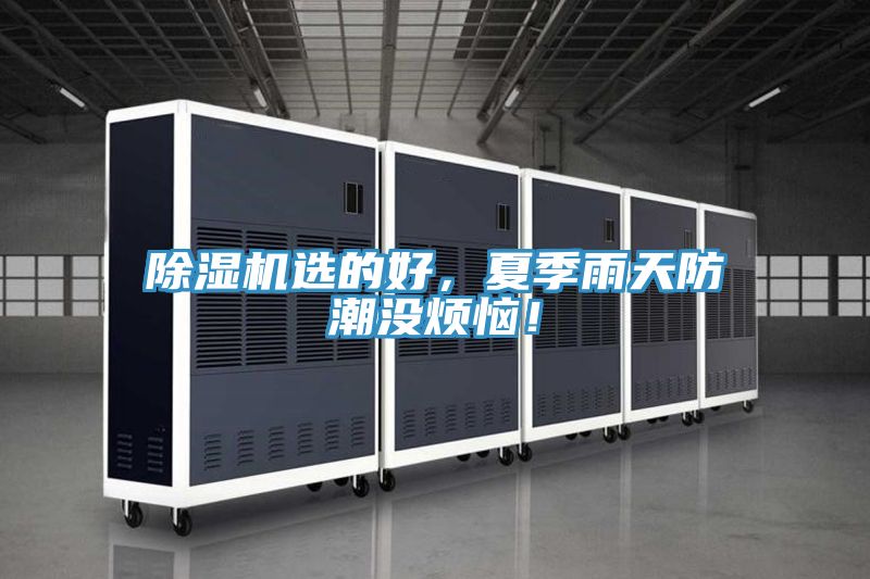 除濕機選的好，夏季雨天防潮沒(méi)煩惱！