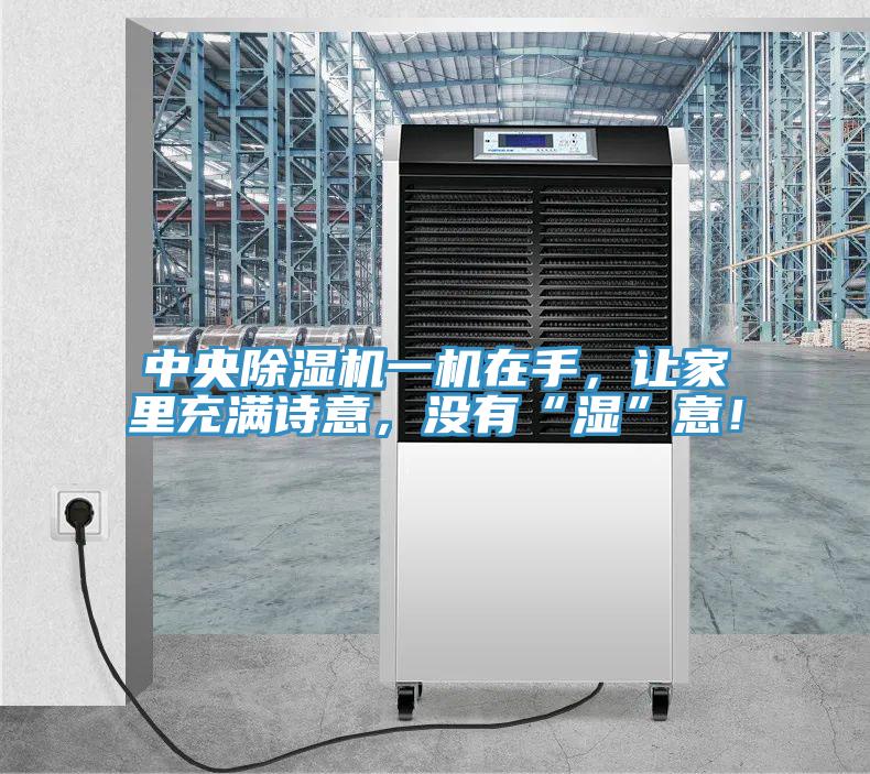 中央除濕機一機在手，讓家里充滿(mǎn)詩(shī)意，沒(méi)有“濕”意！