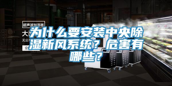為什么要安裝中央除濕新風(fēng)系統？危害有哪些？