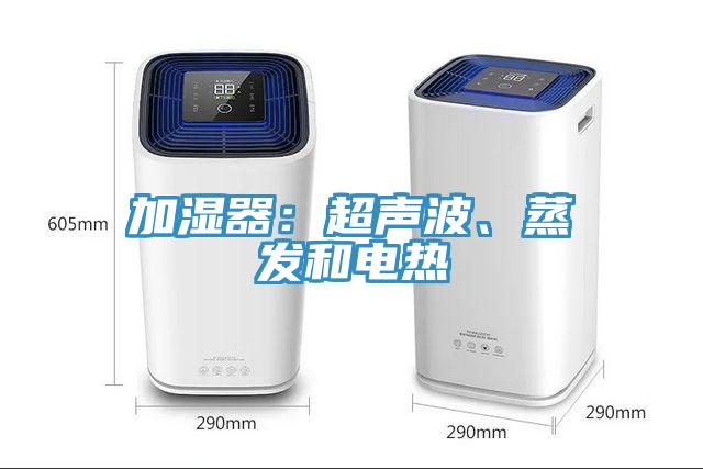 加濕器：超聲波、蒸發(fā)和電熱
